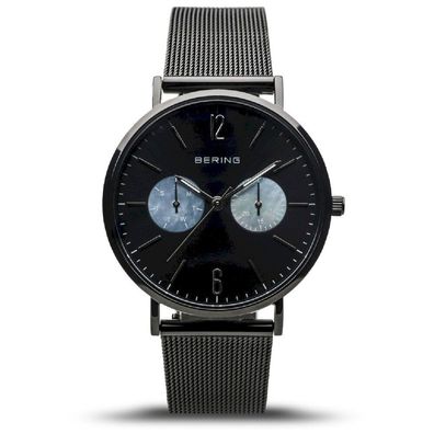Bering - Armbanduhr - Damen - Classic schwarz glänzend - 14236-123