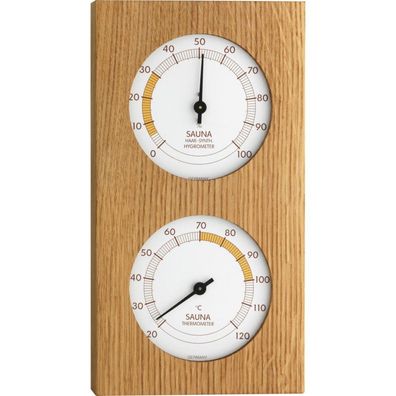 TFA - Analoges Sauna-Thermo-Hygrometer 40.1052.01 - natur