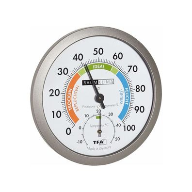 TFA - Analoges Thermo-Hygrometer 45.2042.50 - silber
