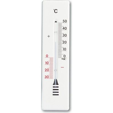 TFA - Analoges Innen-Außen-Thermometer aus Metall 12.2009 - weiß