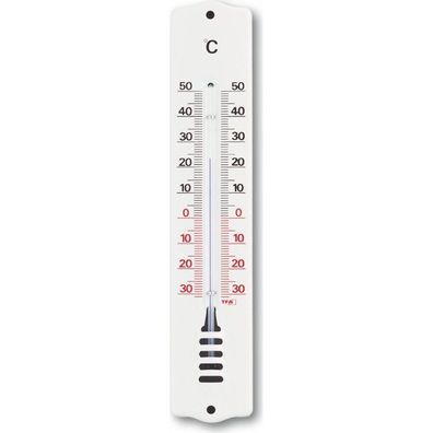 TFA - Analoges Innen-Außen-Thermometer aus Metall 12.2008 - weiß