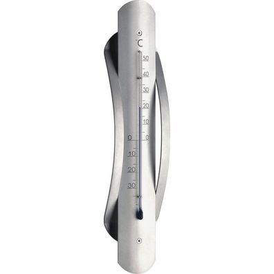 TFA - Analoges Innen-Außen-Thermometer aus Aluminium 12.2044 - silber