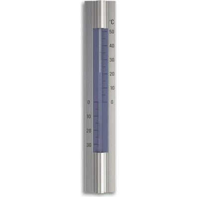 TFA - Analoges Innen-Außen-Thermometer aus Aluminium 12.2045 - silber/ blau