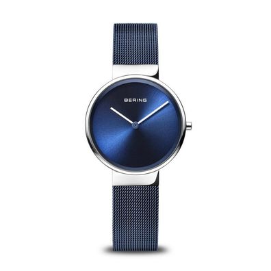 Bering - Geschenkset - Damen - Classic - Uhr + Armband + Ohrstecker - XMAS Set Blue