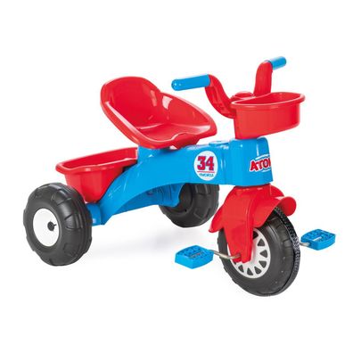 Dreirad mit Ablagekörbe, rot/ blau, Trike für Kinder ab 3 Jahren