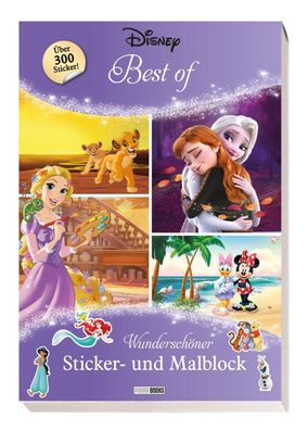 Disney Best of: Wundersch?ner Sticker- und Malblock, Panini