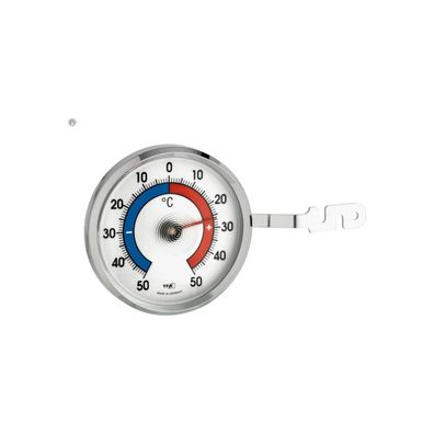 TFA - Analoges Fensterthermometer aus Metall 14.6005 - silber/ weiß weiß