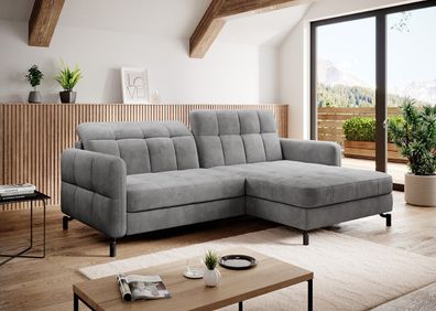 Ecksofa DANTE Schlaffunktion mit Bettkasten Eckcouch Couchgarnitur Sofa Couch