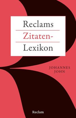 Reclams Zitaten-Lexikon, Johannes John