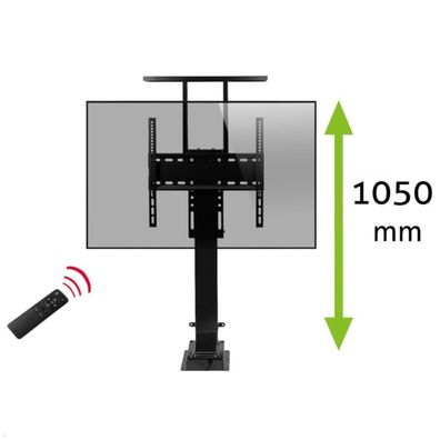 MonLines MLS032B Einbau TV Lift bis 80 Zoll, 1050 mm Hub, schwarz