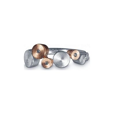Quinn - 21896801 - Ring - Damen - Silber 925 - Diamant - Wess. (H) - small incl.