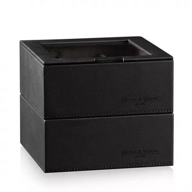 Heisse & Söhne - 70019-158.37 - Uhrenbox für 12 Uhren - Mirage L - schwarz