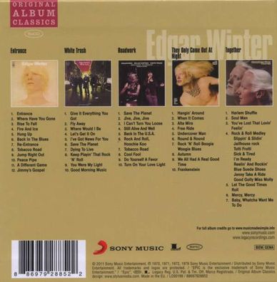 Edgar Winter: Original Album Classics - Epic - (CD / Titel: H-P)