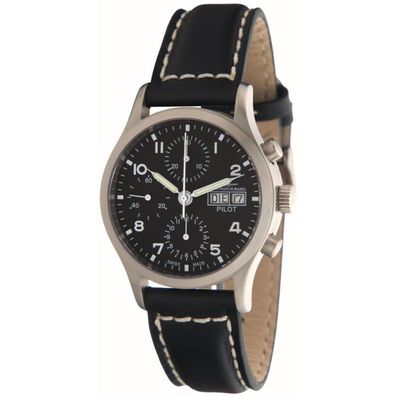Zeno-Watch - 3201-TVDD-A1 - Chronograph - Damen - Automatik