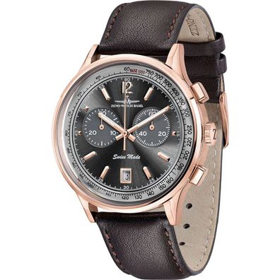 Zeno-Watch - Armbanduhr - Herren - Chrono - Luc Tachymeter - 5181-5021Q-Pgr-g1