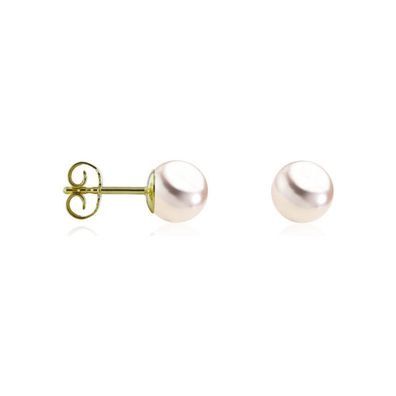 Luna-Pearls Ohrringe 585 Gelbgold Akoya-Perle 3.5-4mm - 310.03