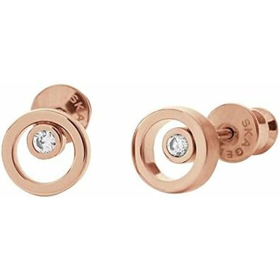 Bronze earrings with crystal SKJ0853791