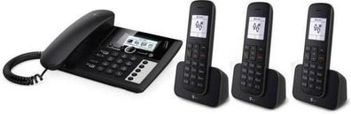SINUS PA207 + 3 / PA 207 + 3 Telefonset MIT Mobilteil AB Ecodect NEU Rechnung