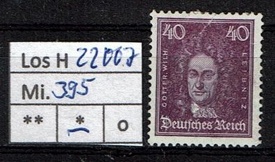 Los H22007: Deutsches Reich Mi. 395 *