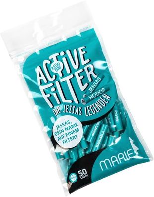Marie Active Filter 6mm mit Aktivkohle "Jessas Legenden" 50 Stk