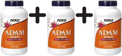 3 x ADAM Multi-Vitamin for Men - 180 softgels