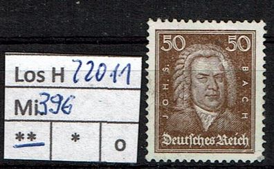 Los H22011: Deutsches Reich Mi. 396 * *