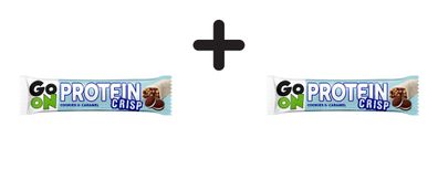 2 x Go On Nutrition Protein Crisp Bar (24x50g) Cookies and Caramel