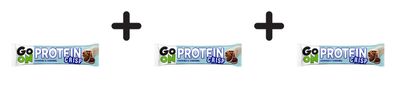 3 x Go On Nutrition Protein Crisp Bar (24x50g) Cookies and Caramel