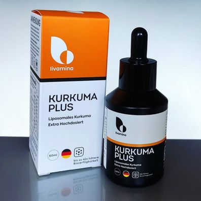 Kurkuma Plus Liposomales Kurkuma 42x höhere Bioverfügbarkeit Flüssig Original