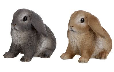 Esschert Garten Figur Kaninchen 2 Modelle Frost + UV-Fest Hase Ostern 37000035