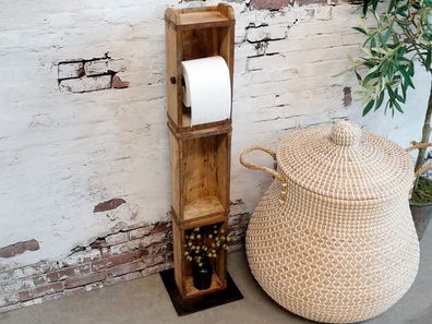 Chic Antique Unikat Toilettenpapierhalter alt französisches Bad Regal 41483-00