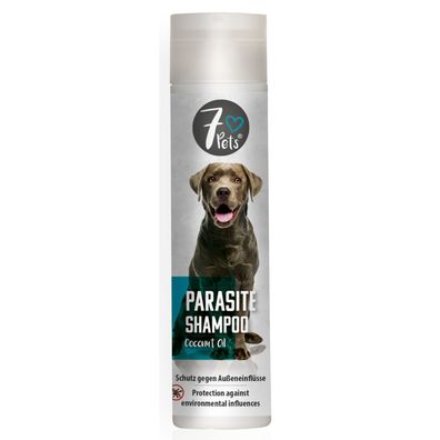 7Pets Parasite Shampoo für Hunde - 250 ml - Shampoo gegen Ungeziefer