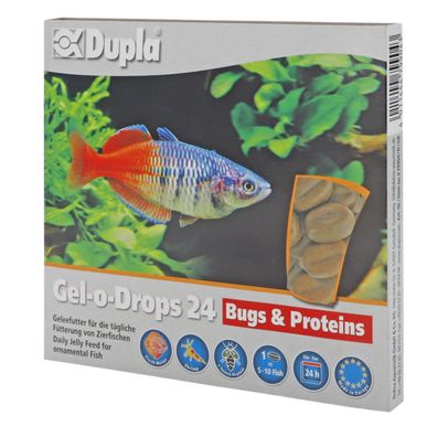 Dupla Aquarienfutter Gel-o-Drops 24 Bugs & Proteins - 12x 2 g