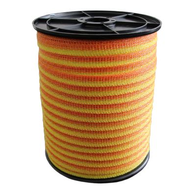 Weidezaunband Basic - gelb/ orange - 200 m, 20 mm, 4 Niro