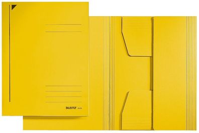 Leitz 3924-00-15 Jurismappe, A4, Karton 300g, gelb(T)