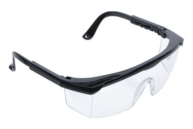 BGS DIY Schutzbrille mit verstellbarem Bügel transparent