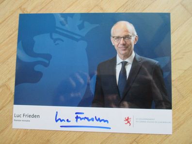 Premierminister des Großherzogtums Luxemburg Luc Frieden - handsigniertes Autogramm!!