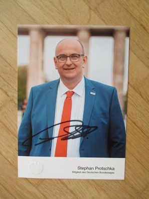 MdB AfD Politiker Stephan Protschka - handsigniertes Autogramm!!
