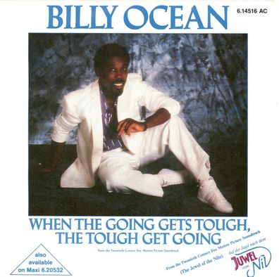 7" Cover Billy Ocean - When they going gets tough the tough get going