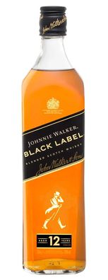 Johnnie Walker Black, Blended Scotch Whisky, 0,7L, 40% Vol.