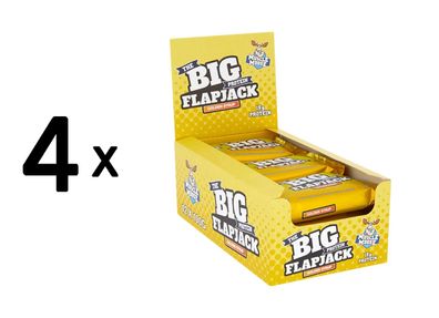 4 x Muscle Moose Big Protein Flapjack (12x100g) Golden Syrup