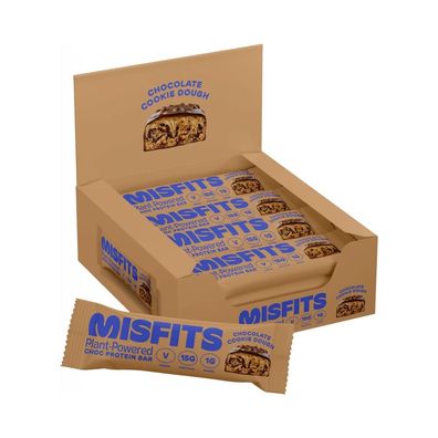 Misfits Vegan Protein Bar (12x45g) Chocolate Cookie Dough