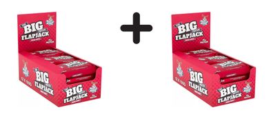 2 x Muscle Moose Big Protein Flapjack (12x100g) Mixed Berry