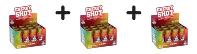 3 x Muscle Moose Moose Juice Energy Shot (12x60ml) Rainbow Candy