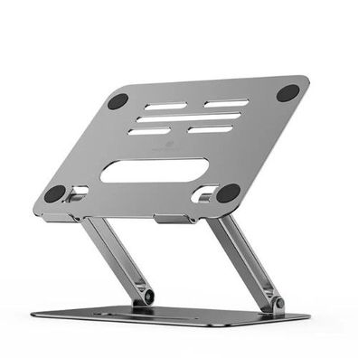 Laptopständer Aluminium für Schreibtisch, höhenverstellbar, klappbar, ergonomisch