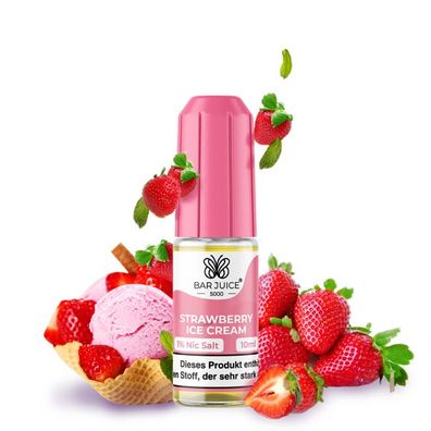 Strawberry Ice Cream - Bar Juice 5000 Nikotinsalz" 20mg