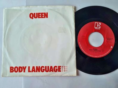 Queen/ Freddie Mercury - Body language 7'' Vinyl US Censored COVER