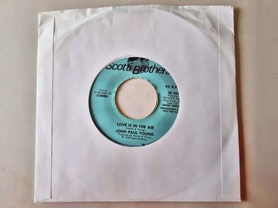 John Paul Young - Love is in the air 7'' Vinyl US PROMO LONG & SHORT Version