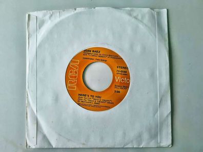 Joan Baez/ Ennio Morricone - Here's to you 7'' Vinyl US