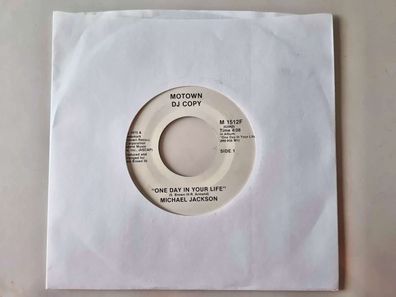 Michael Jackson - One day in your life 7'' Vinyl US PROMO